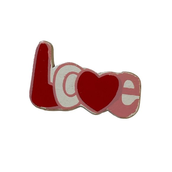 Valentine's Day LOVE Lapel Pin - Picture 1 of 8